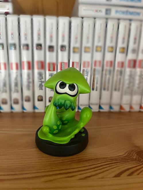 Amiibo Inkling Squid Green (Splatoon), Games en Spelcomputers, Games | Nintendo Switch, Zo goed als nieuw, Ophalen of Verzenden