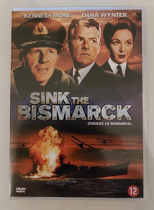 Sink The Bismarck (1960), Cd's en Dvd's, Dvd's | Actie, Zo goed als nieuw, Oorlog, Ophalen of Verzenden