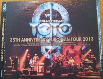 4 CD's TOTO - 35th anniversary European tour 2013, Envoi, Neuf, dans son emballage