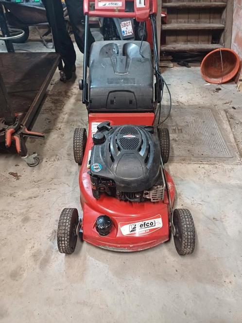 Briggs & stratton grasmaaier, Tuin en Terras, Grasmaaiers, Gebruikt, Benzine-grasmaaier, 30 t/m 39 cm, Cirkelmaaier, Opvangzak