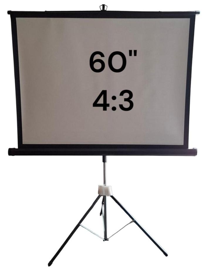 Beamerscherm/Projectiescherm 60inch Div modellen – New, Audio, Tv en Foto, Beamer-accessoires, Nieuw, Ophalen of Verzenden