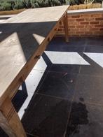 Authentieke verweerde houten tafel, Huis en Inrichting, Ophalen, Gebruikt, 100 tot 150 cm, 200 cm of meer