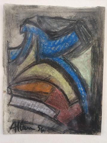 Pastel original signé Atlan  beschikbaar voor biedingen