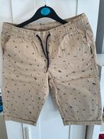 WE fashion beige short met palmbomen, Enfants & Bébés, Vêtements enfant | Taille 164, Comme neuf, Enlèvement ou Envoi