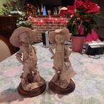 2 italiaanse beeldjes, Antiek en Kunst, Kunst | Beelden en Houtsnijwerken, Ophalen of Verzenden