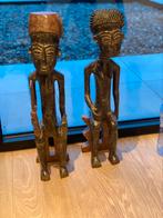 Afrikaanse houten beelden  2 stuks (60cm), Antiek en Kunst, Kunst | Beelden en Houtsnijwerken, Ophalen