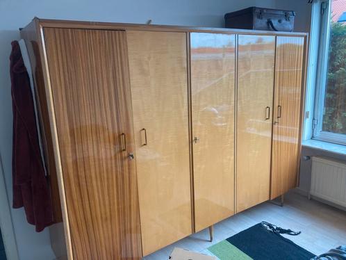 Vintage kleerkast, Huis en Inrichting, Kasten | Kleerkasten, Gebruikt, Ophalen