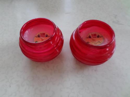 Set van 2 rode kaarsen Belgium ball, Huis en Inrichting, Woonaccessoires | Kandelaars en Kaarsen, Nieuw, Kaars, Minder dan 25 cm