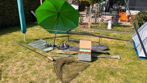 Te koop volledige set voor vissen., Watersport en Boten, Hengelsport | Algemeen, Gebruikt, Ophalen of Verzenden
