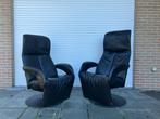 2x Zwarte Jori Symphony Relax Medium & Large Mono-move, Huis en Inrichting, Ophalen of Verzenden, Leolux rolf benz natuzzi stressless himolla hukla durlet xooon