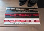 UNIEKE “PORSCHE STUTTGART” METALEN BORDEN 90X17,5 HANDMADE, Verzamelen, Ophalen of Verzenden
