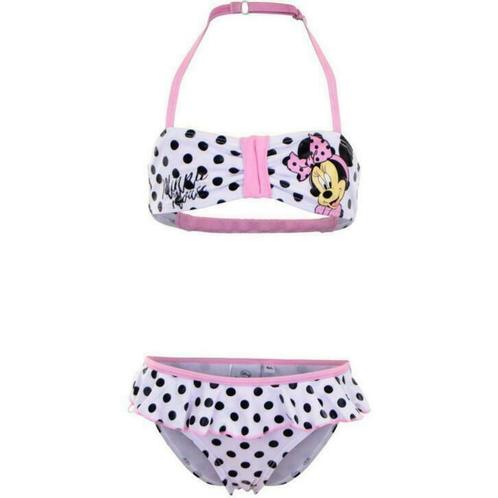 Minnie Mouse Bikini - Dots Wit - Maat 104, Kinderen en Baby's, Kinderkleding | Maat 104, Nieuw, Meisje, Sport- of Zwemkleding