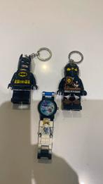 Set van 3: Lego Ninjago uurwerk en 2 sleutelhangers (8 cm), Comme neuf, Lego, Enlèvement ou Envoi