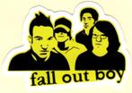 Fall Out Boy sticker #2, Collections, Musique, Artistes & Célébrités, Envoi, Neuf