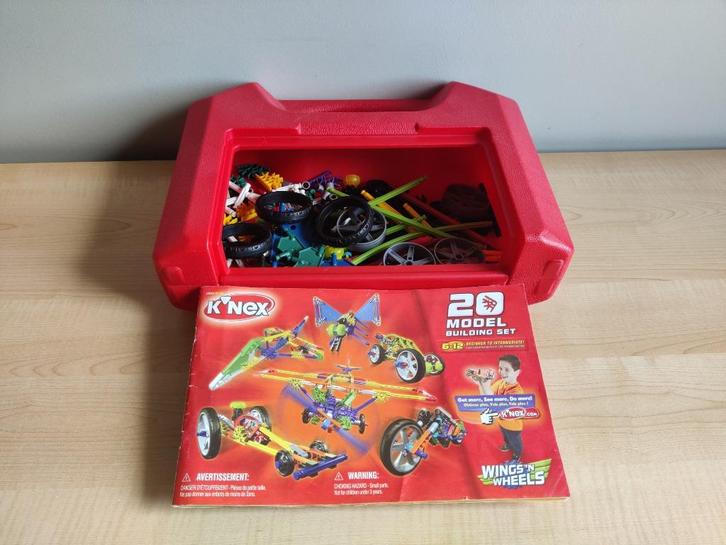 K'NEX Wings 'n Wheels, Kinderen en Baby's, Speelgoed | Bouwstenen, Gebruikt, K'nex, Ophalen of Verzenden