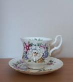 Royal Albert Summertime series - Sherborne kop en schotel, Comme neuf, Enlèvement ou Envoi, Porcelaine, Tasse et/ou soucoupe