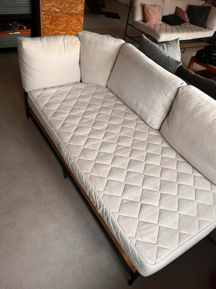 2x Zetel Ikea Ekebol, Huis en Inrichting, Slaapkamer | Slaapbanken, Zo goed als nieuw, Ophalen