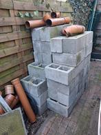 60 betonblokken, Doe-het-zelf en Bouw, Metselstenen, Ophalen, Zo goed als nieuw