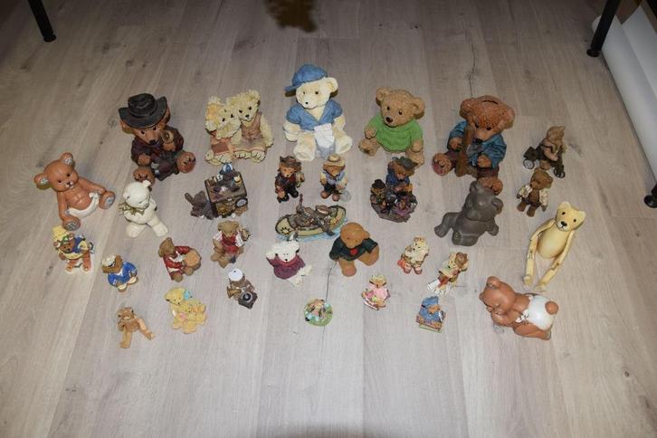 Allerlei stenen en houten beren te koop - Als nieuw, Verzamelen, Beelden en Beeldjes, Zo goed als nieuw, Dier, Ophalen