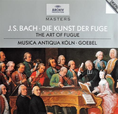 J.S. Bach - Die Kunst der Fuge BWV 1080 - ARCHIV - DDD, Cd's en Dvd's, Cd's | Klassiek, Zo goed als nieuw, Orkest of Ballet, Ophalen of Verzenden