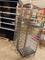 Regaalwagens/RVS Regaalwagen/Broodkar voor bakkerij, Tuin en Terras, Pizzaovens, Ophalen of Verzenden, Zo goed als nieuw