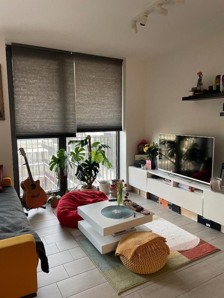 Coffee Table, table top rotatable 360º, white, Huis en Inrichting, Tafels | Salontafels, Gebruikt, 50 tot 75 cm, Vierkant, Overige houtsoorten