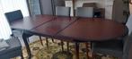 Vintage ovalen eettafel 6/8p op foto op grootste stand, Ophalen, Gebruikt