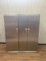 Luxe RVS Boretti Koelkast + Wijnklimaatkast, Elektronische apparatuur, Koelkasten en IJskasten, 200 liter of meer, 60 cm of meer