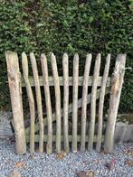 Tuinpoort natuurlijk kastanjehout, Ophalen, Gebruikt, 100 tot 150 cm, 100 tot 150 cm