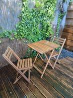 Houten tuinset, Tuin en Terras, Tuinsets en Loungesets, Ophalen, Zo goed als nieuw, Eettafel, Tuinset