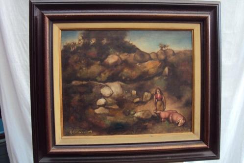 schilderij, Antiek en Kunst, Kunst | Schilderijen | Klassiek, Ophalen