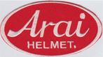Arai Helmet stoffen opstrijk patch embleem #1, Motoren, Verzenden