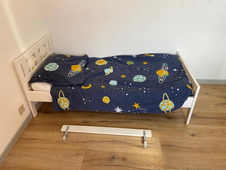 Kritter peuterbed 70*160, lattenbodem, valbescherming,matras, Kinderen en Baby's, Kinderkamer | Bedden, Gebruikt, Lattenbodem