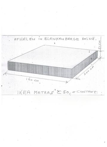 IKEA MATRAS € 50,= beschikbaar voor biedingen