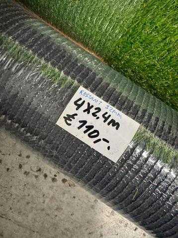 Restant 4x2.4m 32mm hoog beschikbaar voor biedingen