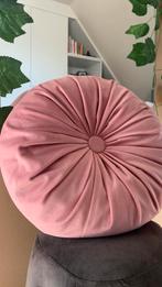 Rond kussen, Huis en Inrichting, Woonaccessoires | Kussens, Ophalen of Verzenden, Zo goed als nieuw, Roze, Rond