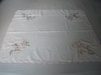 Tafelkleed met Geborduurd Bloemmotief Guy Peiscoto, Enlèvement ou Envoi, Neuf, Blanc, Nappe ou Toile cirée