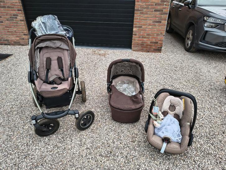 Wandelwagen maxi cosi mura4  3 in 1, Kinderen en Baby's, Kinderwagens en Combinaties, Gebruikt, Combiwagen, Maxi-Cosi, Met autostoeltje