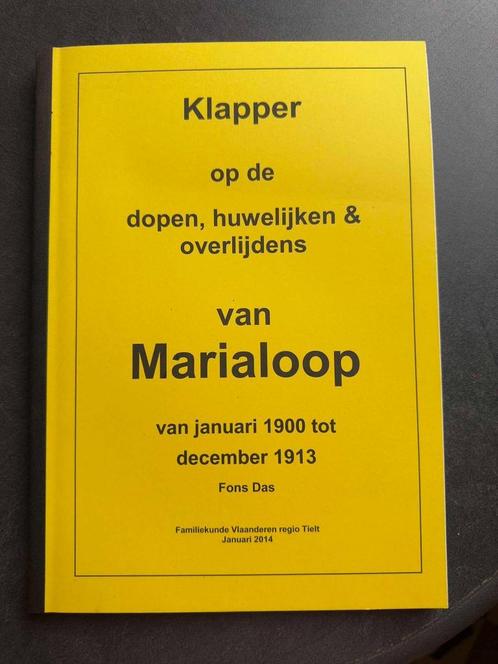 MEULEBEKE TIELT OOSTROZEBEKE Klapper … van Marialoop 1900-19, Boeken, Geschiedenis | Stad en Regio, Gelezen, Ophalen of Verzenden
