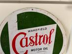 Oud Castrol reclamebord, Ophalen of Verzenden, Gebruikt, Reclamebord