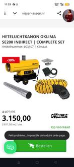 Canon a chaleur… mazout.. avec thermostat ect, Bricolage & Construction, Chauffage & Radiateurs, Enlèvement, Comme neuf, Autres types