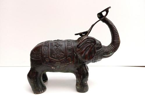 oud brons beeld olifant zeldzaam, Antiek en Kunst, Antiek | Brons en Koper, Brons, Ophalen of Verzenden