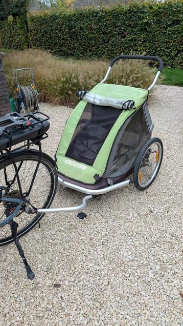 Croozer kid for 2 fietskar beschikbaar voor biedingen