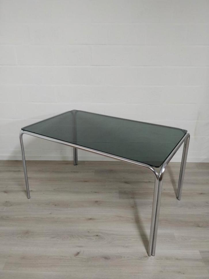 Vintage buisframe eettafel | Bauhaus stijl, Antiek en Kunst, Antiek | Meubels | Tafels, Ophalen