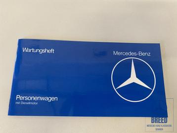 NOS onderhoudsboekje voor Mercedes-Benz W123 diesel beschikbaar voor biedingen