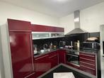 Complete keuken met toestellen te koop, Ophalen, Gebruikt, Hoekkeuken, Hoogglans of Gelakt