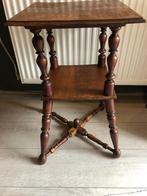 Grote Eiken Piëdestal of Bijzet Tafel., Antiek en Kunst, Ophalen of Verzenden
