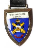 19 Régiment d'Artillerie à Cheval - breloque Thermoplastic, Armée de terre, Envoi, Ruban, Médaille ou Ailes