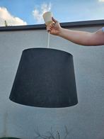 Zwarte ronde hanglamp (ikea), Huis en Inrichting, Lampen | Hanglampen, Ophalen, Zo goed als nieuw
