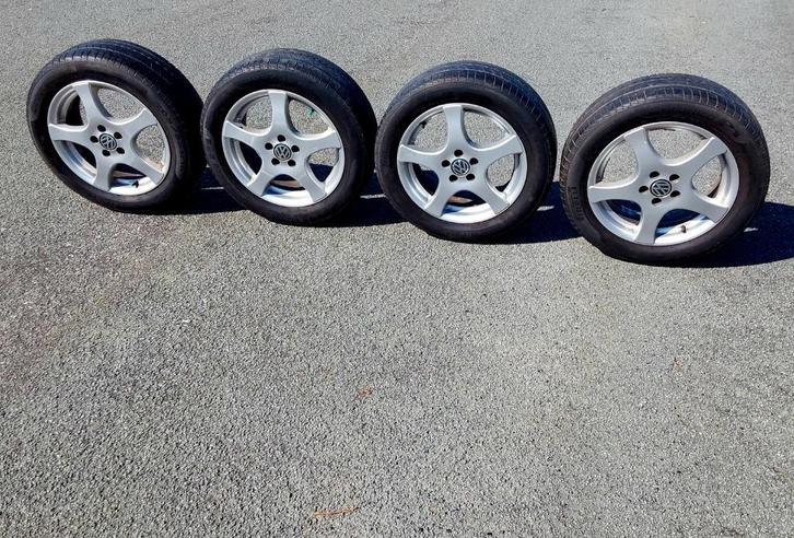 Roues alu originales VW, pour VW, Seat et Skoda , Auto-onderdelen, Banden en Velgen, Banden en Velgen, Zomerbanden, 16 inch, 205 mm